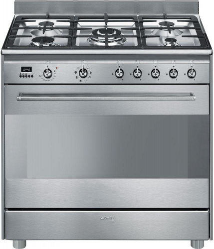 SMEG SUK91MFX9 Отдельностоящий варочный центр, 90х60 см