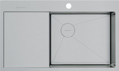 Мойка Omoikiri AKISAME 86 SIDE IN-R нержавеющая сталь крыло слева Мойка Omoikiri AKISAME 86 SIDE IN-R нержавеющая сталь крыло слева